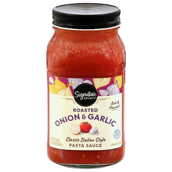 Signature SELECT Classic Italian Style Roasted Onion & Garlic Pasta Sauce