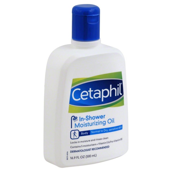 Cetaphil Moisturizing Oil, InShower, Body, Normal to Dry, Sensitive