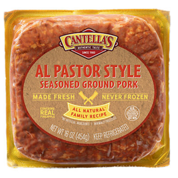 Cantella's Al Pastor Style Seasoned Ground Pork