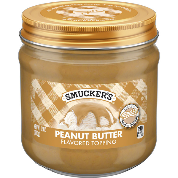 Smucker's Peanut Butter Flavored Ice Cream Topping