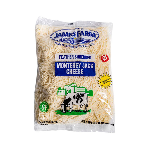 James Farm - Shredded Monterey Jack Cheese - 5 lbs