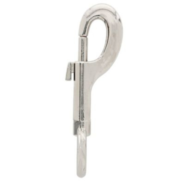 Hillman Hardware Essentials 5/8 in. x 3-1/4 in. Bolt Snap with Fixed Eye, Nickel