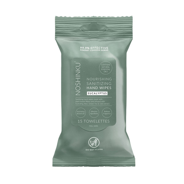 Noshinku Nourishing Sanitizing Eucalyptus Hand Wipes