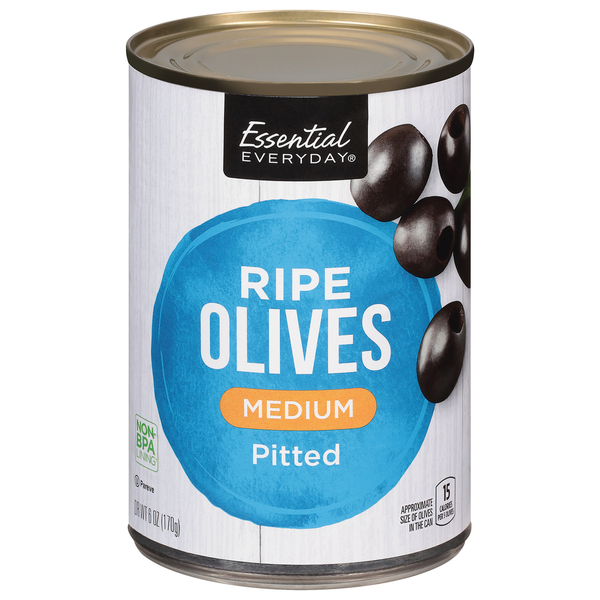 Essential Everyday Medium Ripe Olives Pitted
