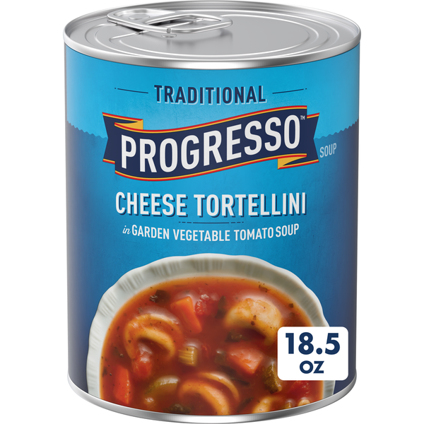 Progresso Cheese Tortellini in Garden Vegetable Tomato Soup