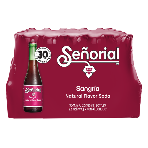 / Senorial Sangria Natural Flavor Soda 11.6z