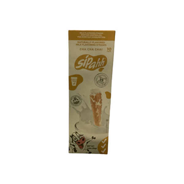 Sipahh Cha Cha Chai Flavored Milk Straws