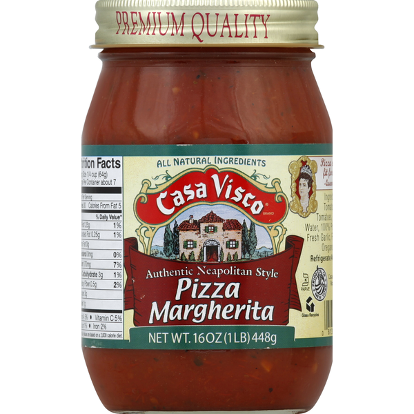 Casa Visco Pizza Margherita Sauce Same-Day Delivery or Pickup
