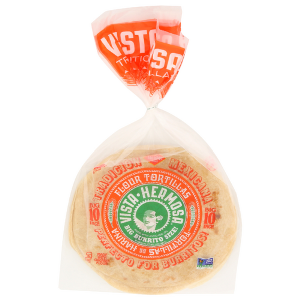 Vista Hermosa 10 Inch Flour Tortillas 6 Count
