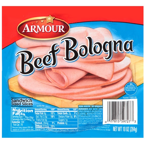 Armour Beef Bologna (10 oz) Instacart