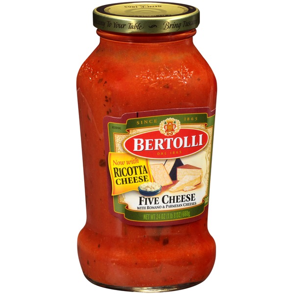 Bertolli Five Cheese with Asiago & Fontina Cheeses Tomato Sauce (24 oz