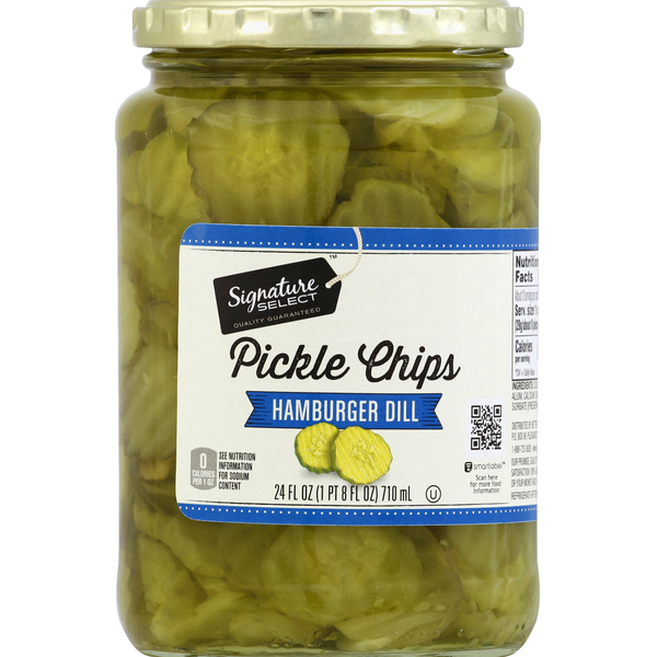 Signature SELECT Pickle Chips, Hamburger Dill