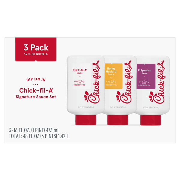 Chick-Fil-A Signature Sauce Variety Set, 16 fl oz, 3-count