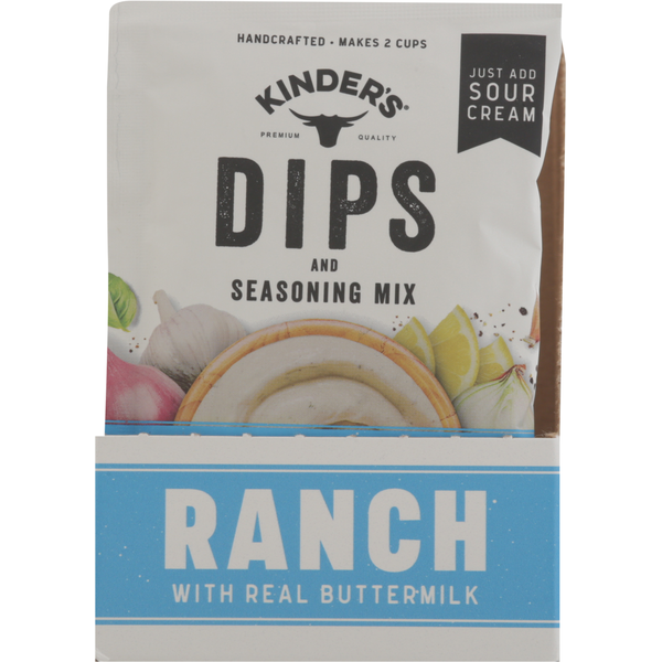 Kinder's Dips and Seasoning Mix, Ranch Same-Day Delivery or Pickup | Publix