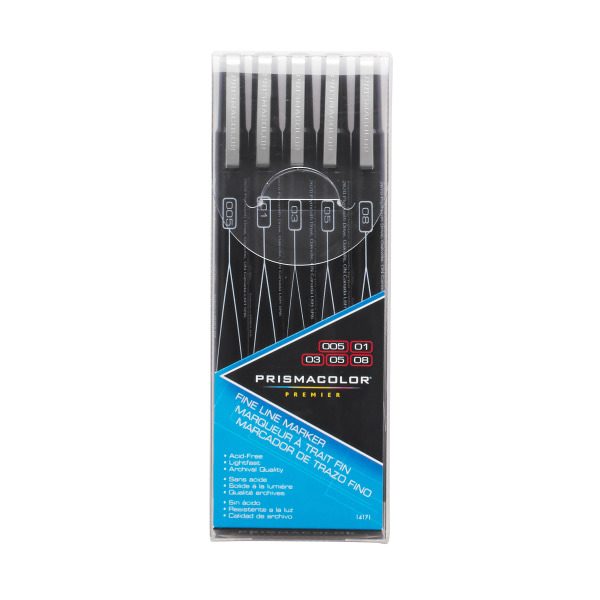 Prismacolor Premier Fine Line Black Marker Set