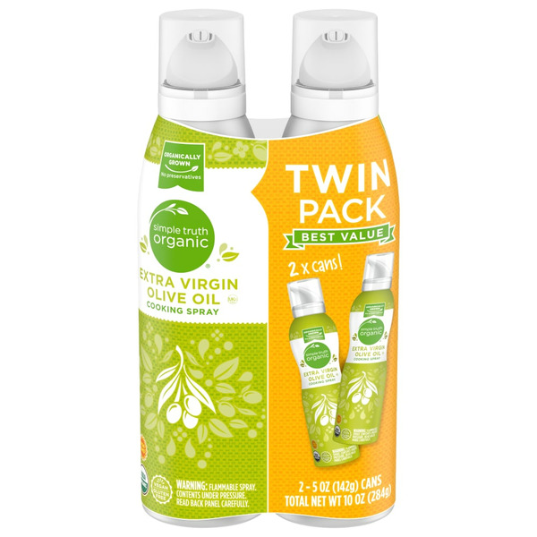 Kroger Simple Truth Extra Virgin Olive Oil Twin Pack Cooking Spray Same 