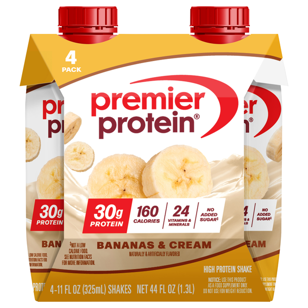 Premier Protein Bananas & Cream High Protein Shake Same-Day