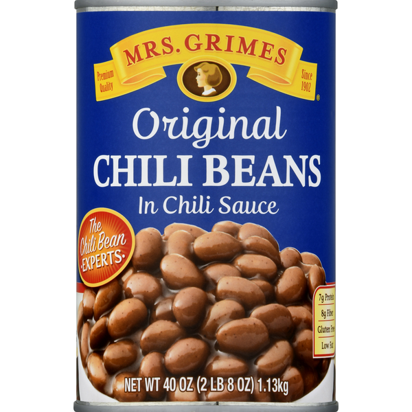 Mrs. Grimes Chili Beans in Chili Sauce, Original (40 oz) Instacart
