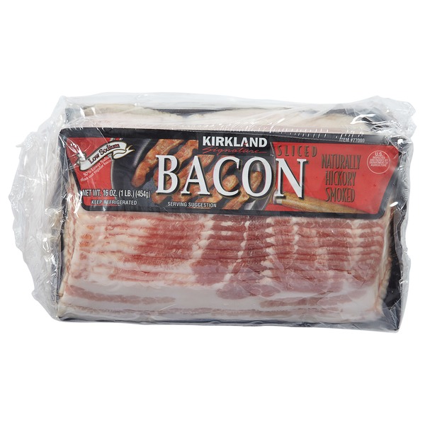 Kirkland Signature Low Sodium Bacon (16 oz) from Costco Instacart