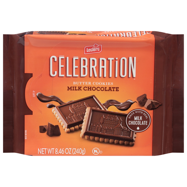 Leclerc Célébration Milk Chocolate Butter Cookies Same-Day