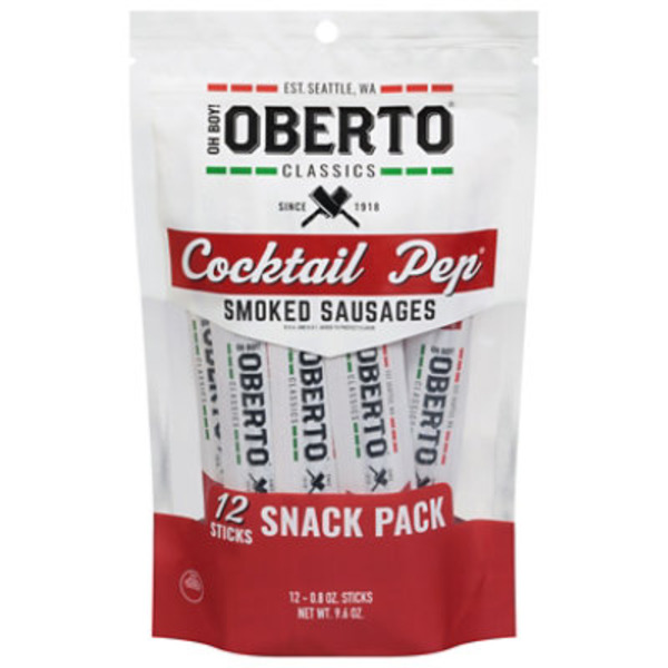 Oberto Smoked Sausages Snack Pack