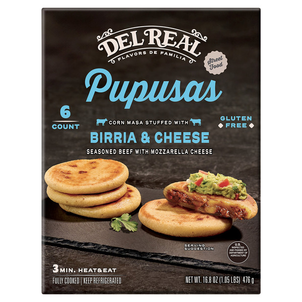 Del Real Birria And Cheese Pupusa