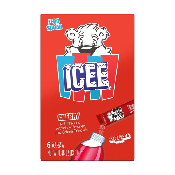 ICEE Drink Sticks Cherry 6ct Same-Day Delivery | Family Dollar