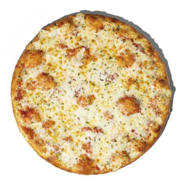 7-Eleven 3-cheese Pizza Topped With 100% Real Cheese Layered With Mozzarella Provolone And Parmesan Cheeses