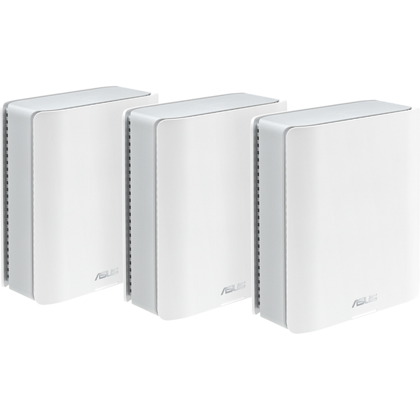 ASUS Tri-Band WiFi 7 802.11be Smart AiMesh Extendable Router - White