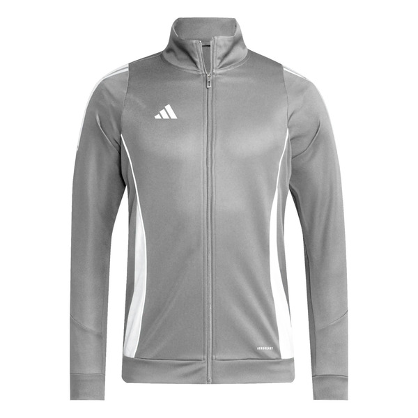 adidas Men's Tiro 24 Track Jacket, Large - Team Mid Grey & White