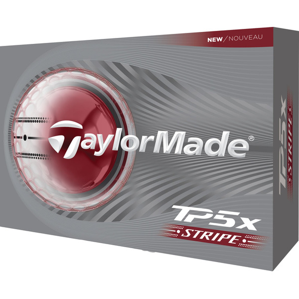 Taylor Made 2026 TP5x Stripe Golf Balls - White