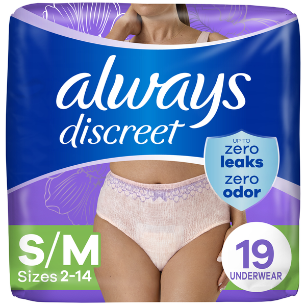パンツ ORDINARY  DELIVERY MANCOLOURLESS Always Discreet Incontinence Underwear, Maximum Same-Day Delivery