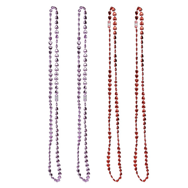 Dollar Tree Plastic Beaded Heart Necklaces Same-Day Delivery | Dollar Tree