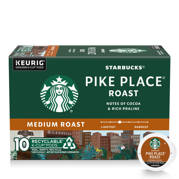 Starbucks Pike Place Medium Roast K-Cup Coffee