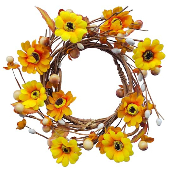 Ashland Yellow Daisy & Pips Coiled Garland