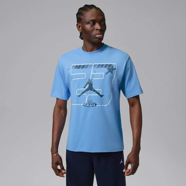 Jordan Men's 23 Star Graphic T-Shirt, S - University Blue