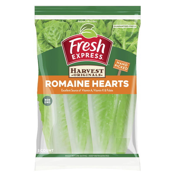 Fresh Express 3 Pack Romaine Hearts