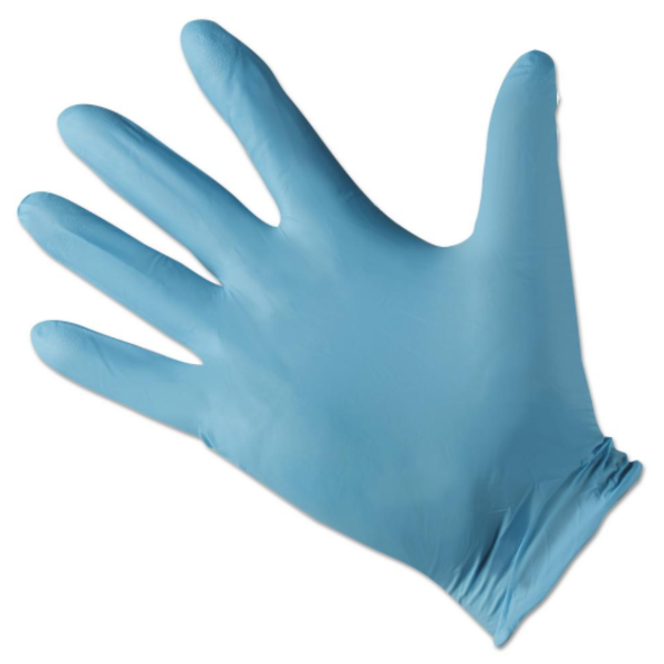 Nitrile Blue Gloves, Size Extra Large - 100 Ct