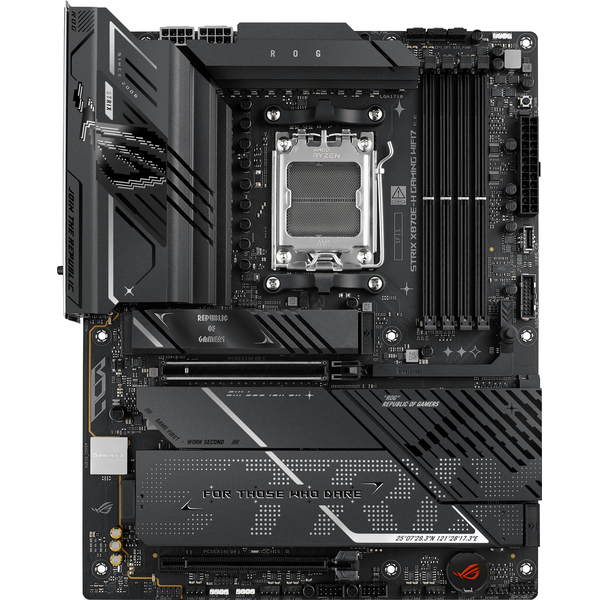 ASUS ROG STRIX X870E-H Socket AM5 AMD X870 ATX DDR5 Wi-Fi 7 BE Motherboard - Black