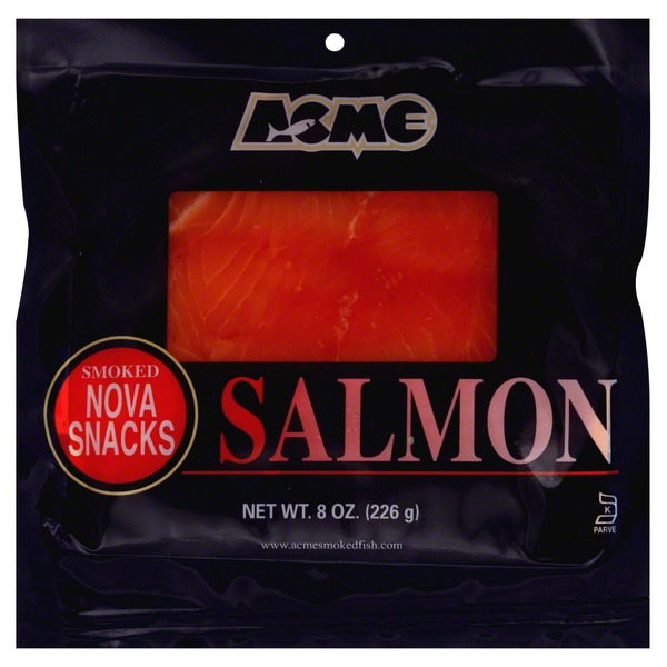 Acme Nova Snacks Smoked Salmon (8 oz) from Safeway Instacart