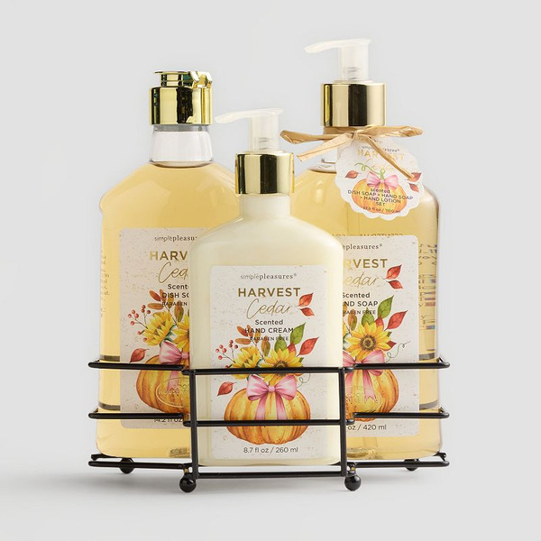Simple Pleasures Harvest Cedar Hand Soap Caddy