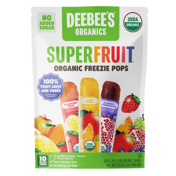 Deebee's Organic Superfruit Variety Freezie Pops