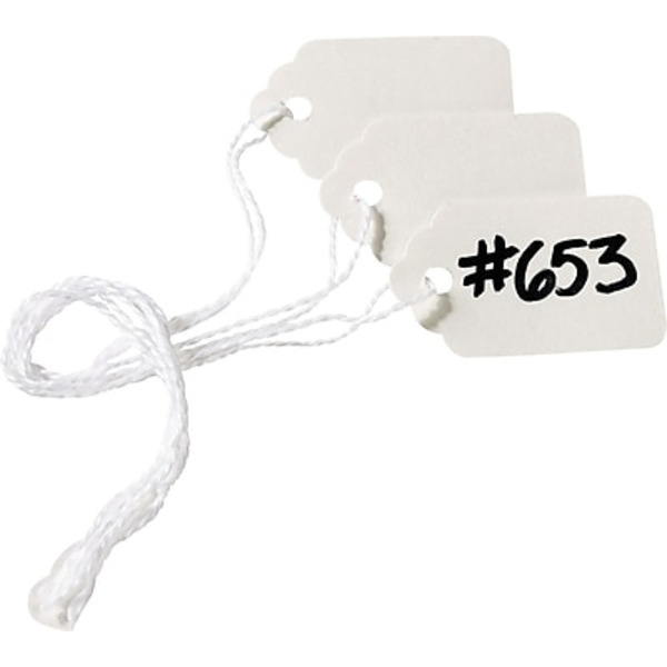 Avery 15204/44665 1-3/4" x 1-3/32" White Marking Tags