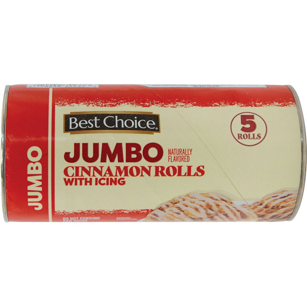 Best Choice Jumbo Cinnamon Rolls With Icing Same-Day Delivery or