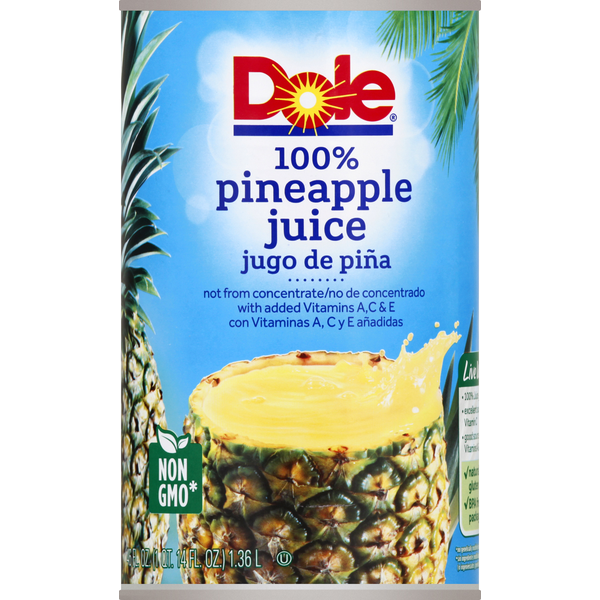 Dole Pineapple Juice, Can