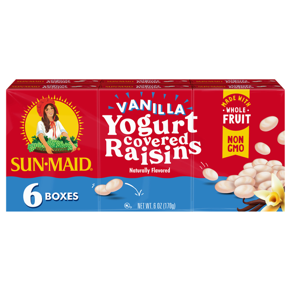 Sun-Maid Vanilla Yogurt Covered Raisins Same-Day Delivery or