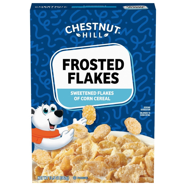 CHESTNUT HILL Frosted Flakes Sweetened Flakes Of Corn Cereal