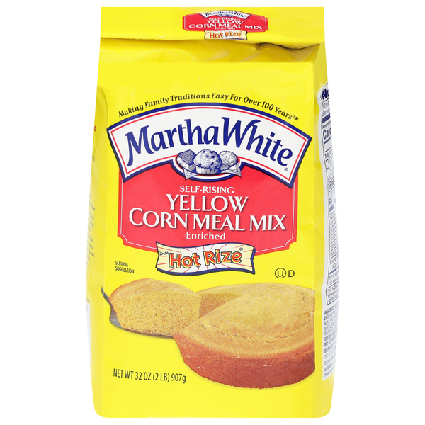 Martha White Enriched Self-Rising Yellow Corn Meal Mix with Hot