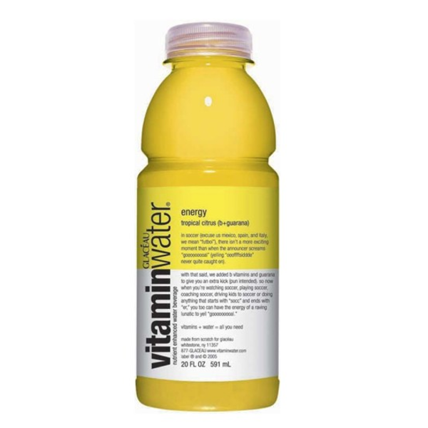 VitaminWater - Energy, Tropical Citrus - 24/20 oz