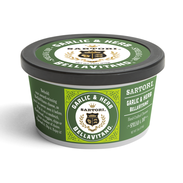 Sartori Garlic & Herb BellaVitano Spread & Dip Same-Day Delivery